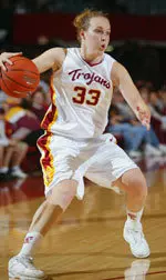 Rachel Woodward was a perfect 8-of-8 from the field en route to 16 points.