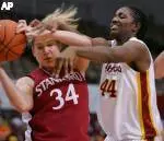 Kim Gipson, in action last week against Stanford, plays her final home game against UCLA on Saturday.