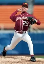 Brett Bannister threw the first complete game of his career with a three-hit shutout in Saturday's 10-0 win against Stony Brook