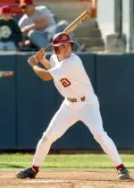 Blake Sharpe had an RBI single in Saturday's 12-1 loss to No. 12 Rice