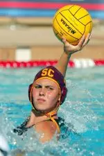 Erika Figge scored three goals as USC defeated No. 16 Arizona State, 9-8, in the second half of Friday's doubleheader