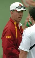 Coach Peter Smith's men's tennis team will face SMU in an NCAA first round match.