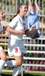 Forward Tina Sutorius is one of four returning seniors for the Women of Troy.