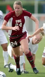 Jocelyn Hein accounted for one of USC's nine shots in the game.