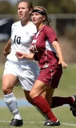 Freshman forward Nini Loucks has added a speedy punch to the Trojan front lines.