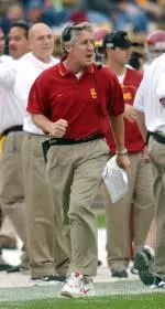 Pete Carroll discusses the Trojans game this weekend against Arkansas