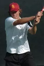 Kaes Van't Hof won his singles match 6-2, 4-6, 6-3.