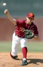Junior right-hander Ian Kennedy matches up with another standout pitcher in Jared Hughes for the Trojans' 2006 season opener Friday at Long Beach State.