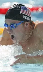 Former USC men's swimmer Erik Vendt was nominated for the Perseverance Award at the Golden Goggle Awards presented for the top performances in competitive swimming in the United States.