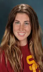 Gergley finishes third among Trojans at the Pac-10 Championships in Palo Alto, Calif. near her hometown of San Ramon