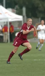 Senior Tracy Lansing has dished out a pair of assists for USC so far this season.