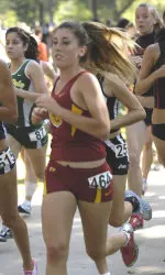 Freshman Daniela Gergley led the Trojan women last time they ran in San Diego on Sept. 16 at the Aztec Invitational