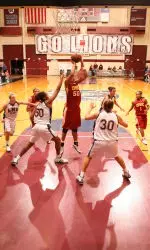 Senior center Chloe Kerr anchors the paint for the Women of Troy.