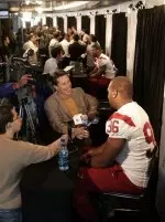 USC and Michigan meet the media two days before the Rose Bowl.