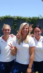 Erika Figge, Kami Craig and Moriah Van Norman are just three of six USC athletes playing on Team USA.