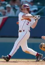 Baron Frost had three RBI in Friday's 4-3 loss at Hawai'i.