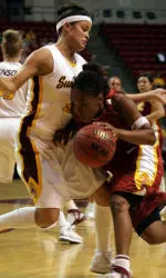 Starting point guard Camille LeNoir averages 12.6 point and 3.9 assists per game.
