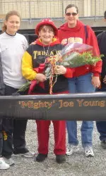 Captain Kinga Marciszewska, Beverly Young and Julia Young open USC's spring season off with the dedication of a new boat.