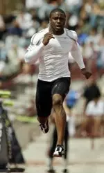 Reggie Bush at USC's Pro Day on April 2.