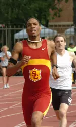 Solomon ran the anchor leg in USC's 4x800m relay