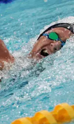 Larsen Jensen won the 800-meter freestlye Thursday during the first day of the Janet Evans Invitational.