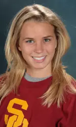 Sophomore Christine Greer, a transfer from NYU, ran her first official race for USC last weekend and was the Trojan's second finisher