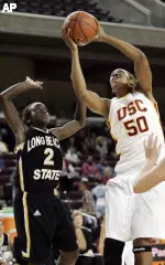 Chloe Kerr had 11 of her game-high 19 points by halftime.