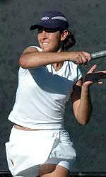 Anca Anastasiu clinched USC's home opener with her win at No. 4 singles.