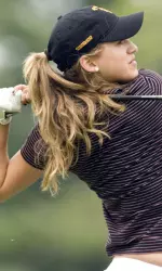 Belen Mozo won her first tournament as a Trojan on Wednesday.
