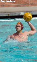 Justin Rappel delivered two goals for the Trojans against the Bruins.