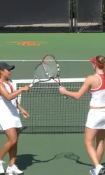 USC has pushed a doubles team into the second round of the Riviera.