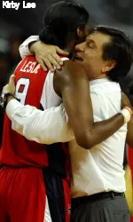 USC welcomed home Trojan alum Lisa Leslie for exhibition action against the U.S. National Team.