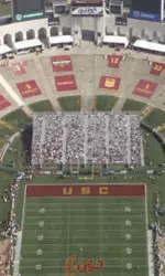 USC confirmed today that it is seeking a lease agreement with the Rose Bowl to host Trojan football games there, beginning in the fall of 2008.