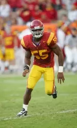 Keith Rivers, pictured, joined teammates Sedrick Ellis, Fred Davis and Sam Baker on a variety of All-American first teams. (File Photo)