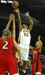 Morghan Medlock led USC with 13 points and eight rebounds.