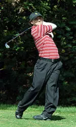 Tom Glissmeyer is second on the Trojans in stroke average.