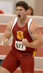 Redshirt senior Noah Bryant wins NCAA Indoor Shot Title with school record-setting throw