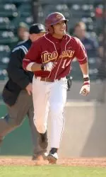 Hector Estrella went 2-for-4 with four RBI in Sunday's 14-9 loss at Stanford