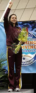 Sophomore Rebecca Soni looks to defend her 2006 NCAA title in the 200y breast on Saturday
