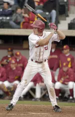 Nick Buss had a season-high four hits in Saturday's 4-3 loss at Cal.
