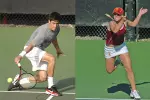 Dejan Cvetkovic and Sarah Fansler will make their first appearances in the NCAA Singles Championships.