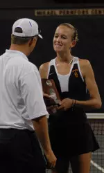 Lindsey Nelson made back-to-back trips to the NCAA singles final as a sophmore and junior.
