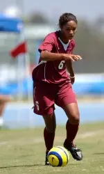 Senior Lauren Brown is a captain and a returning top striker for the Women of Troy.