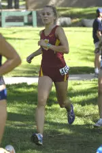 Junior Christine Greer was one of USC's top three finishers in all five races she competed in during the 2006 season.