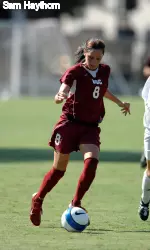 Ashli Sandoval scored her first career goal on Friday.