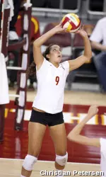 Taylor Carico and the USC women's volleyball team travel to Arizona State and Arizona this weekend