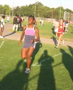 Anniya Louis set a new PR of 18:48.0 at the Titan Invitational today.