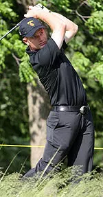 Matt Giles is tied for fifth with 18 holes to go.