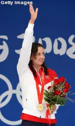 Rebecca Soni is nominated for three 2008 Golden Goggle Awards.