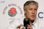 Coach Pete Carroll addresses the media. (AP Photo)